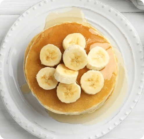 Nutella Choco Banana Pancakes